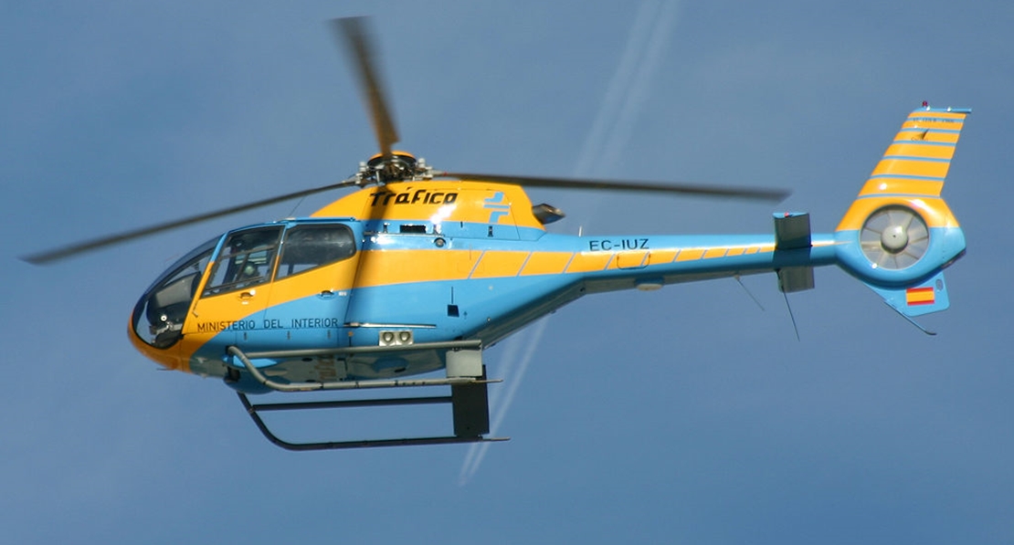 Un helicóptero de Tráfico capta a un coche a 237 kilómetros por hora en la A-66
