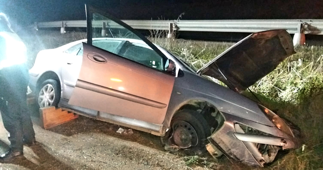 Un herido tras accidentarse en Almendralejo