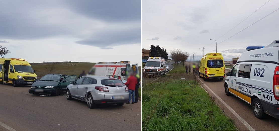 Dos mujeres heridas en un accidente en la BA-020 (Badajoz)