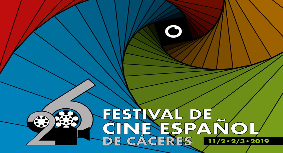 El arte óptico inspira el cartel del próximo festival de cine en Cáceres