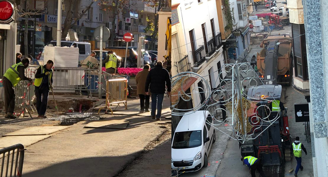 Cs Badajoz denuncia la falta de seguridad en las obras de la calle Santo Domingo