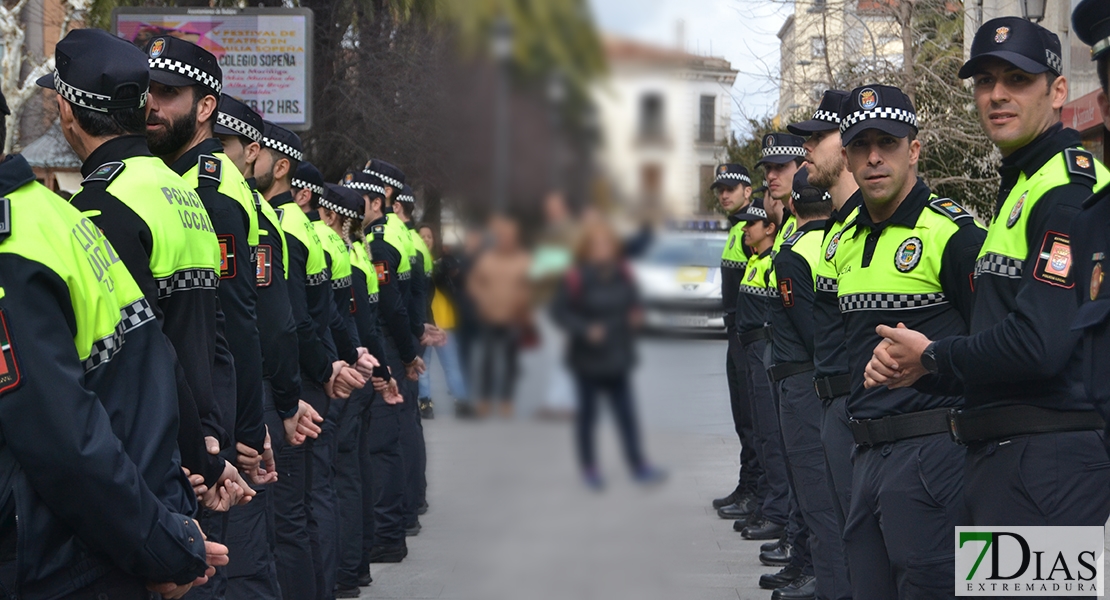 Piden la Medalla de Extremadura para los policías locales