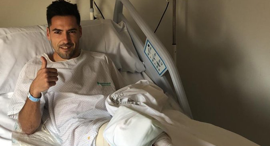 Carlos Valverde es operado con éxito del ligamento cruzado anterior