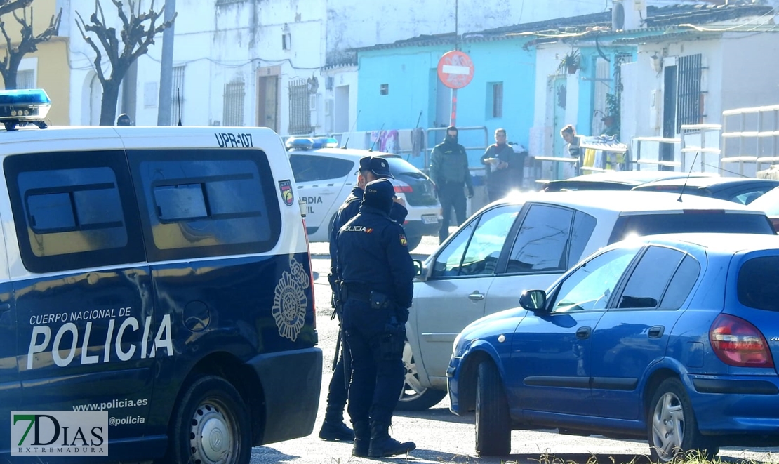 Operación antidroga en la barriada de San Roque (Badajoz)