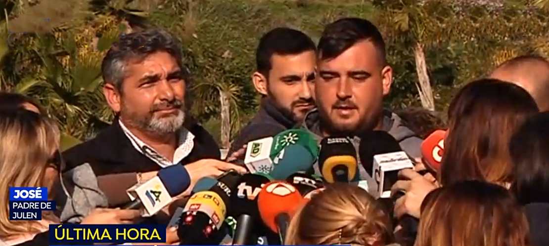 El biberón de Julen confirma que el niño está en el pozo de Totalán