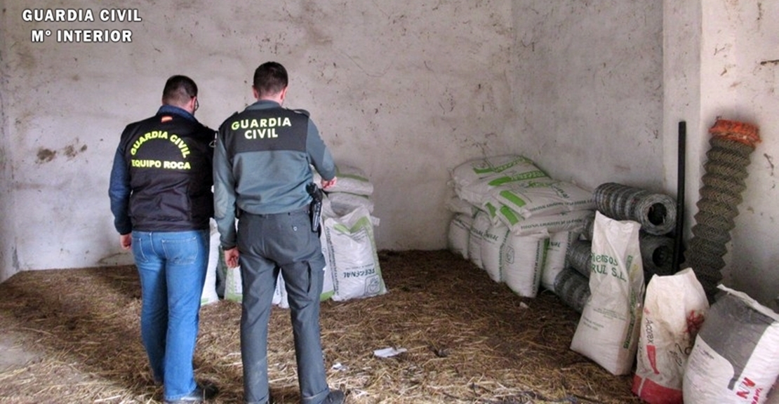 Recuperado en una finca de Higuera de Vargas lo robado en Jerez de los Caballeros