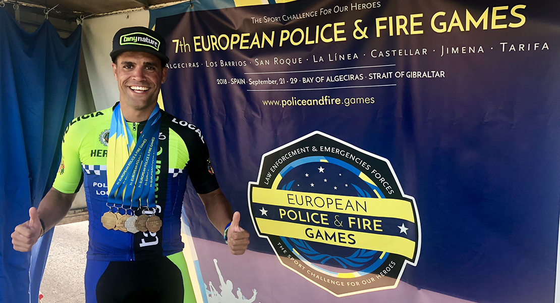 El extremeño Javier Sánchez busca apoyos para acudir al Mundial de Policías y Bomberos