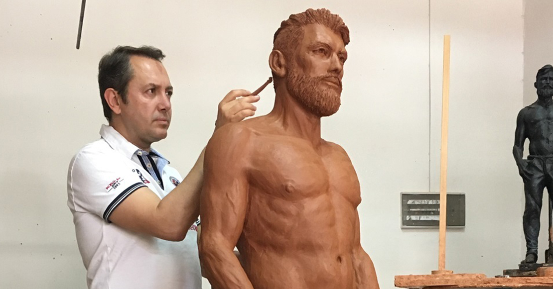 Proceso de creación de una escultura con Pablo Lapeña