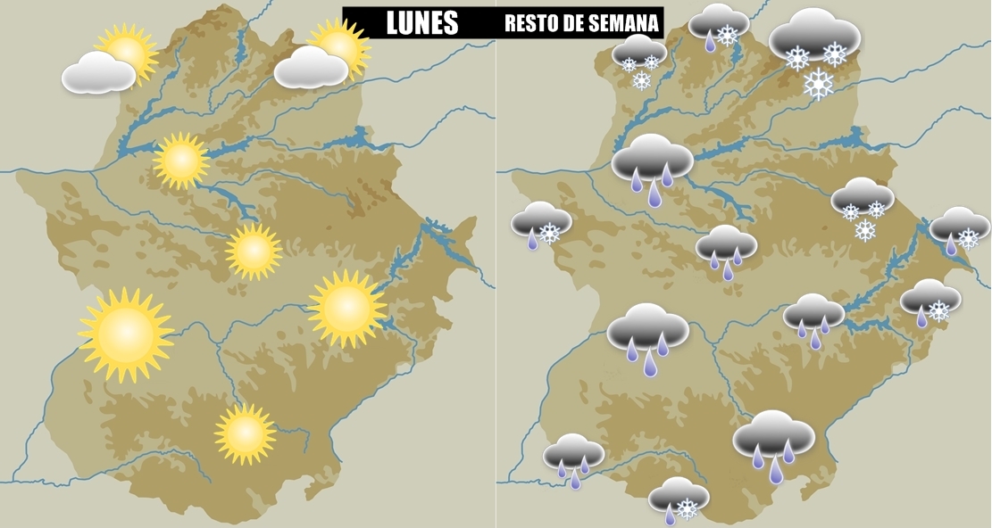 Semana de cambios importantes en Extremadura