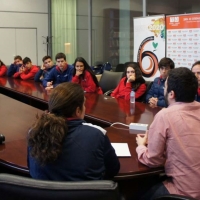 Una treintena de estudiantes chilenos con antepasados españoles visitan Extremadura