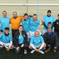 240 kilos de alimentos recogidos en la Convivencia de Fútbol 7 de Coria