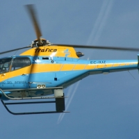 Un helicóptero de Tráfico capta a un coche a 237 km/h en la A-66