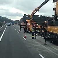 Circulación condicionada en la autovía A-66 debido a un accidente