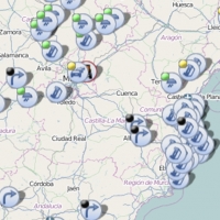 Bancos de niebla en autovías de Extremadura