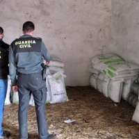 Recuperado en una finca de Higuera de Vargas material agrícola robado en Jerez de los Caballeros