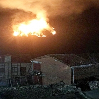 Se sospecha que el incendio de Guijo de Santa Bárbara ha sido intencionado