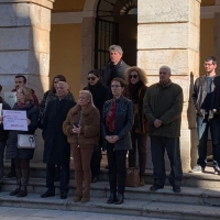 Minuto de silencio por la abogada asesinada en Zaragoza