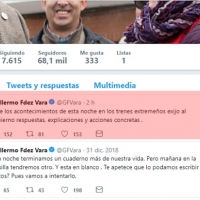 Un tuit de Vara exigiendo explicaciones por el tren causa indignación y choteo