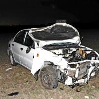 Dos heridos graves en un accidente en la carretera de Campo Maior (Badajoz)