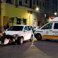 Se accidenta dándose posteriormente a la fuga