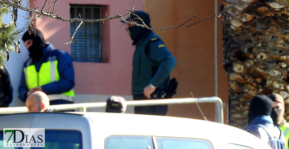 Operación antidroga en la barriada de San Roque (Badajoz)