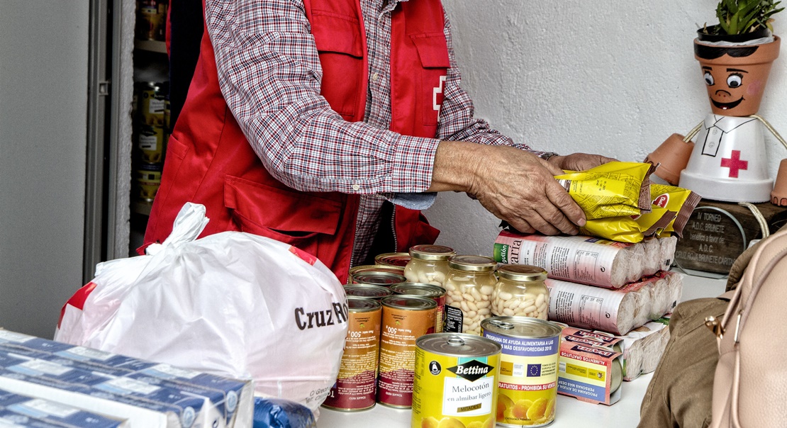 Cruz Roja distribuye más de 470.000 kilos de alimentos en Extremadura