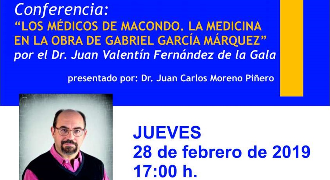 Conferencia en Plasencia sobre la medicina en el realismo mágico de Gabo