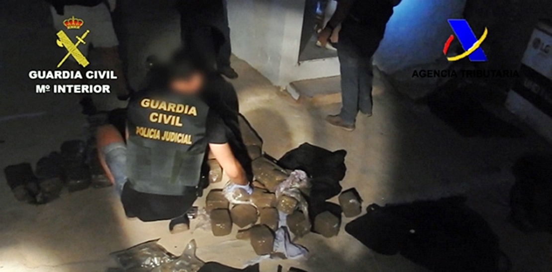Desarticulada una organización criminal dedicada a distribuir hachís y marihuana