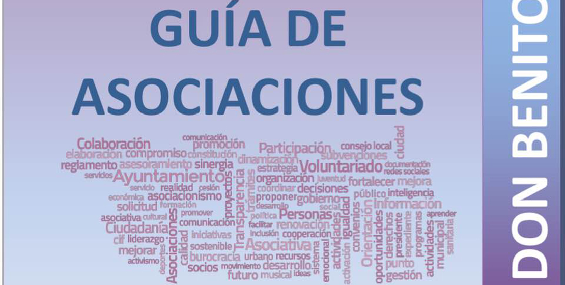 Disponible la guía de asociaciones dombenitense