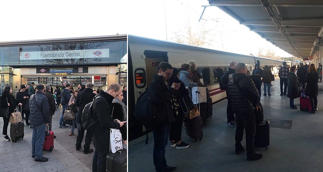 NUEVA AVERÍA TREN: “Aquí estamos los borregos esperando en el andén”