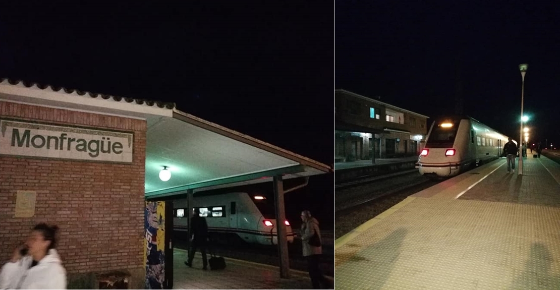 El tren deja tirados a los pasajeros en Monfragüe, vuelven a sus casas en bus