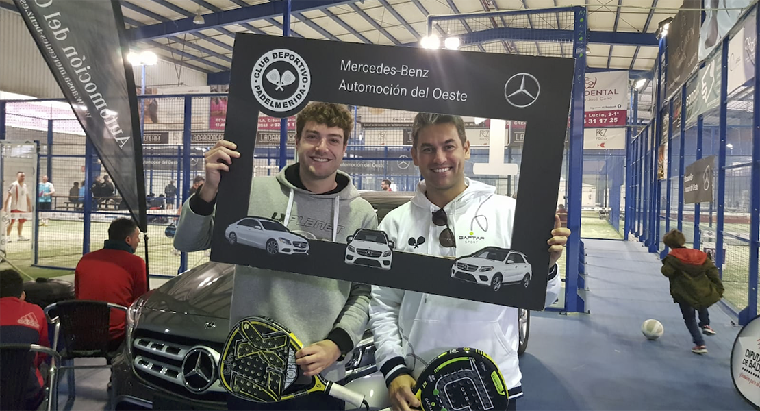 Más de 150 padelistas se exhiben en el Automoción del Oeste Mercedes Benz 2019