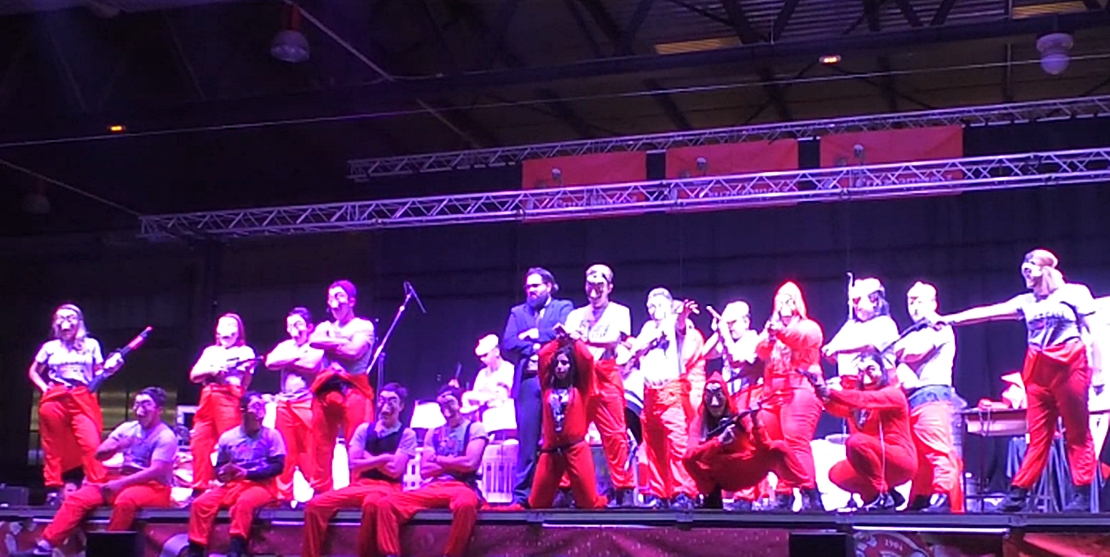 Actuación de Los Desertores en la Tamborada 2019