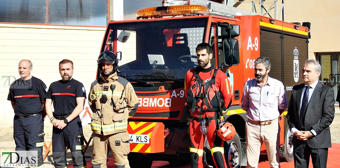 El envejecimiento de la plantilla preocupa a los bomberos pacenses