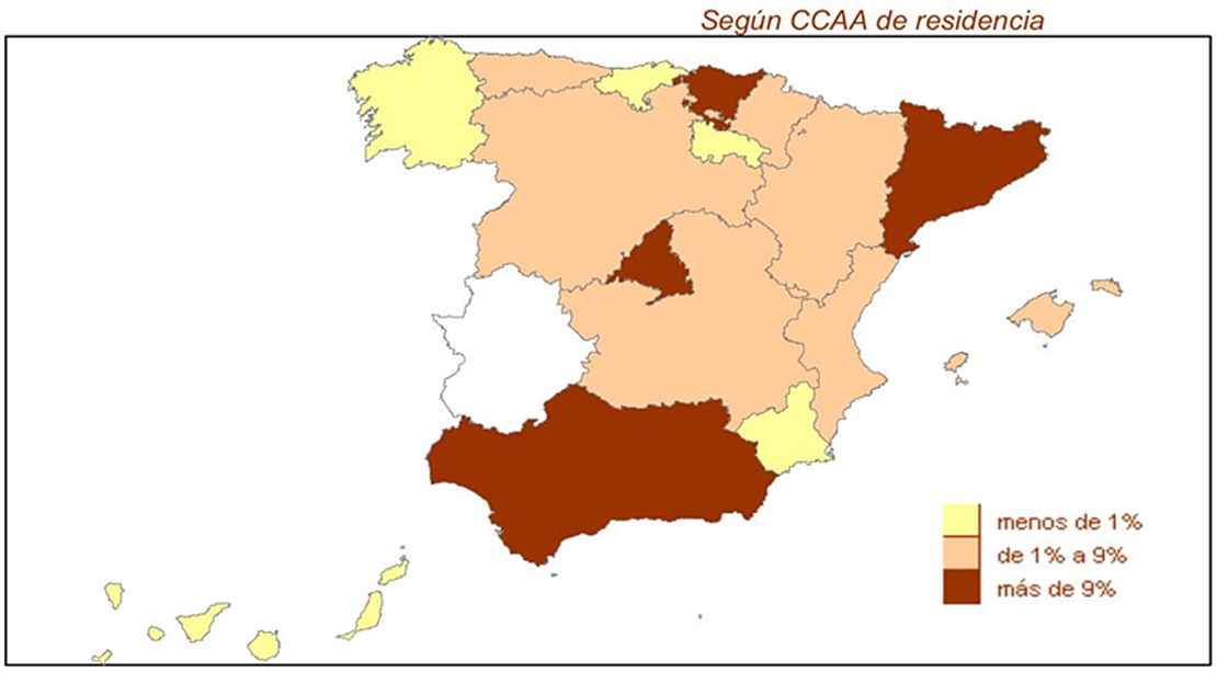 Cerca del 40% de los extremeños vive fuera de Extremadura