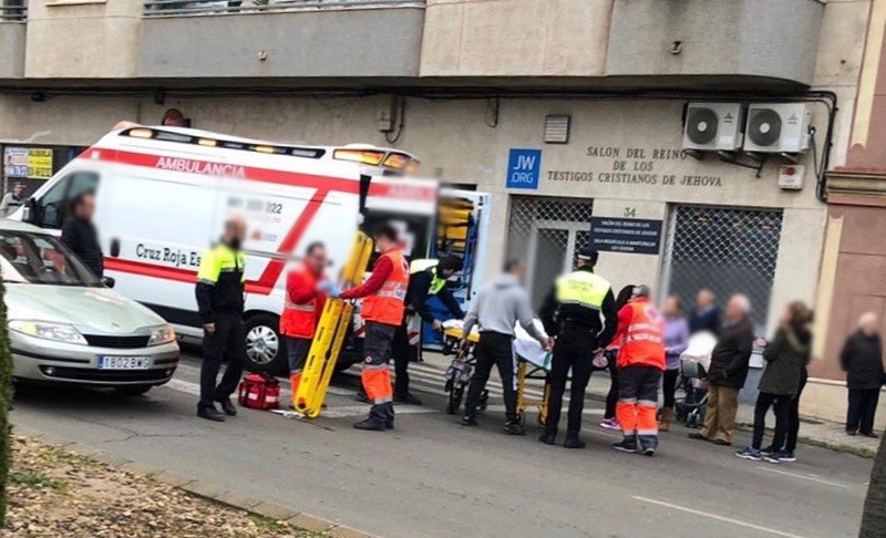 Una mujer es atropellada en Almendralejo