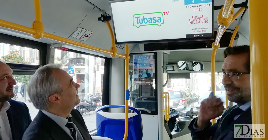 Las nuevas mejoras en los autobuses urbanos de Badajoz