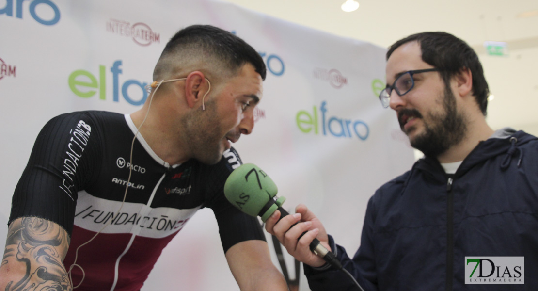 Rubén Tanco pedalea 12 horas a favor de Down Badajoz