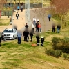 Imágenes del hallazgo de un cuerpo sin vida en el Río Guadiana su paso por Badajoz