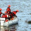 Imágenes del hallazgo de un cuerpo sin vida en el Río Guadiana su paso por Badajoz