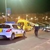 Se accidenta un policia nacional en el centro de Badajoz