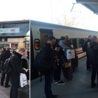 NUEVA AVERÍA TREN: “Aquí estamos los borregos esperando en el andén”