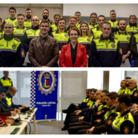 Policías Locales reciben el título de Aptitud Física Policial en Badajoz