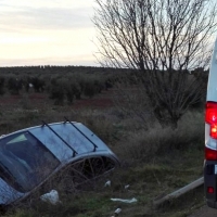 Dos heridos en un accidente en Tierra de Barros