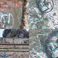 La Cívica denuncia pintadas nazis en la Muralla Abaluartada