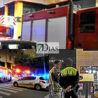 Incendio de vivienda la pasada noche en Adelardo Covarsi (Badajoz)