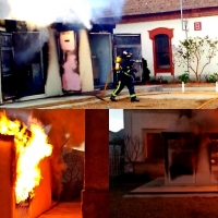 Incendio de un transformador en la Serena