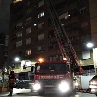 Rescatan a una mujer de un octavo en Badajoz