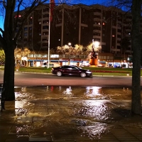 Nueva rotura de tuberías en Sinforiano Madroñero (Badajoz)