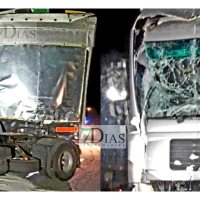 Muere tras una colisión entre dos camiones en la provincia de Cáceres